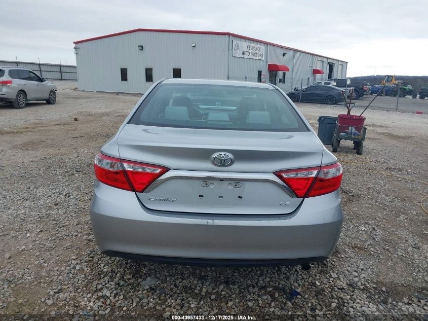 2015 Toyota Camry Le VIN: 4T4BF1FK9FR464946 Lot: 43957433