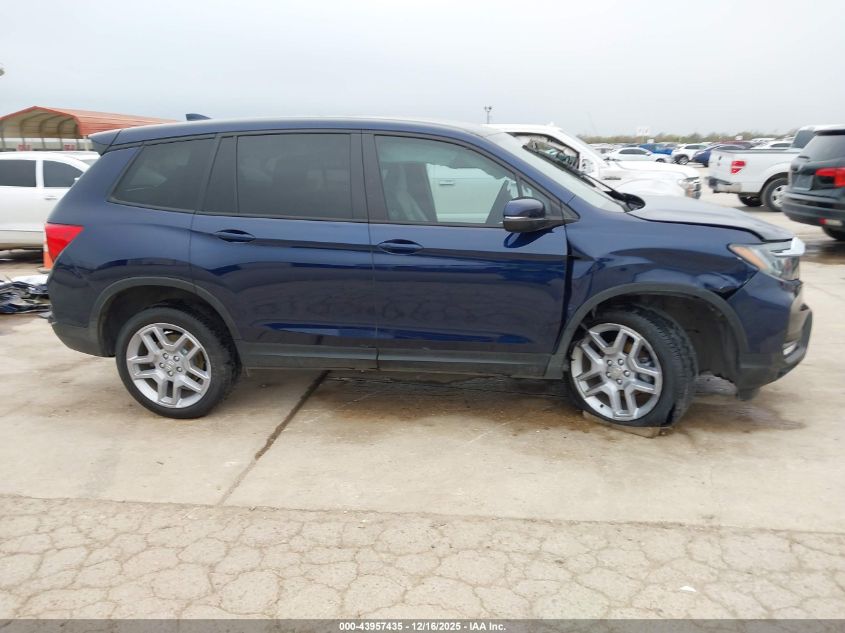 2025 Honda Passport Awd Ex-L VIN: 5FNYF8H58SB019660 Lot: 43957435
