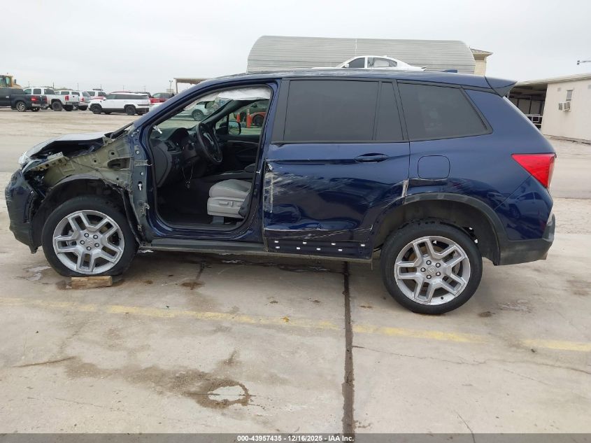 2025 Honda Passport Awd Ex-L VIN: 5FNYF8H58SB019660 Lot: 43957435