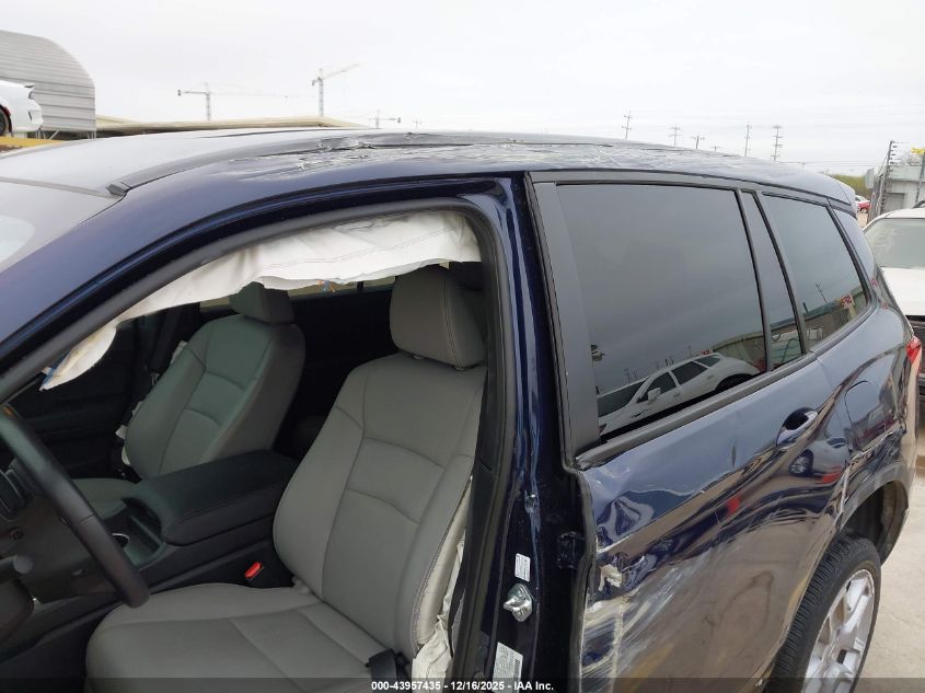 2025 Honda Passport Awd Ex-L VIN: 5FNYF8H58SB019660 Lot: 43957435