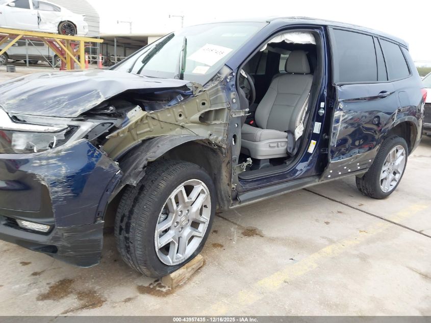 2025 Honda Passport Awd Ex-L VIN: 5FNYF8H58SB019660 Lot: 43957435
