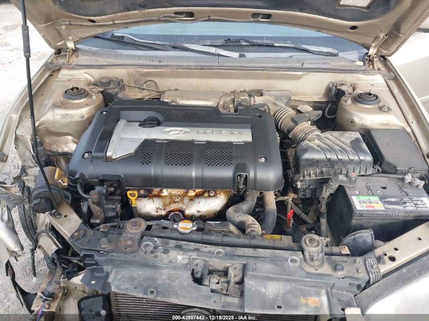 2005 Hyundai Elantra Gls/Gt VIN: KMHDN46D75U986904 Lot: 43957442