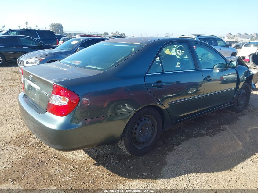 2003 Toyota Camry Xle VIN: 4T1BE30K13U687818 Lot: 43957458