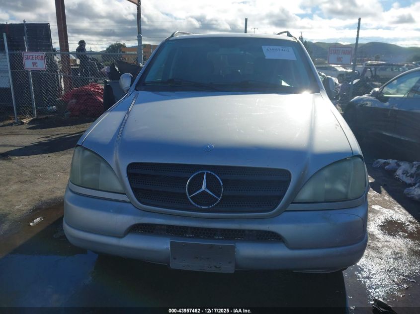 2001 Mercedes-Benz Ml 320 VIN: 4JGAB54E31A241155 Lot: 43957462
