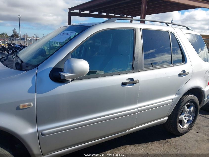 2001 Mercedes-Benz Ml 320 VIN: 4JGAB54E31A241155 Lot: 43957462