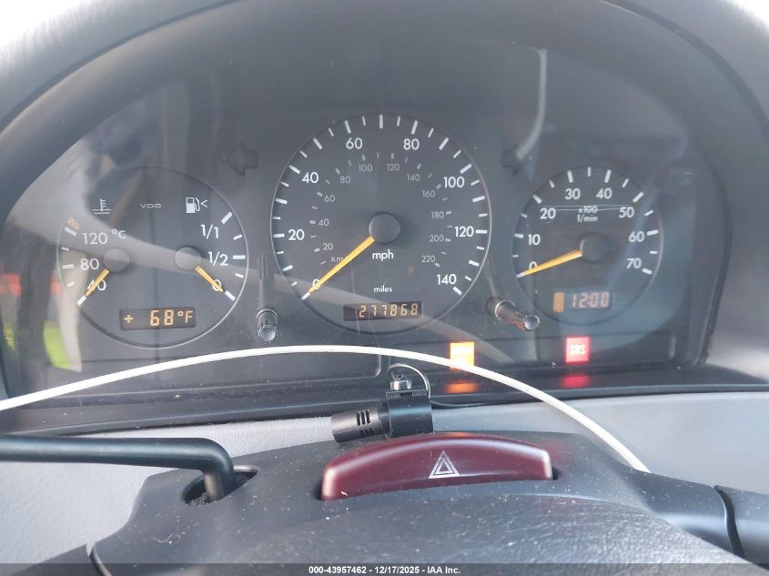 2001 Mercedes-Benz Ml 320 VIN: 4JGAB54E31A241155 Lot: 43957462