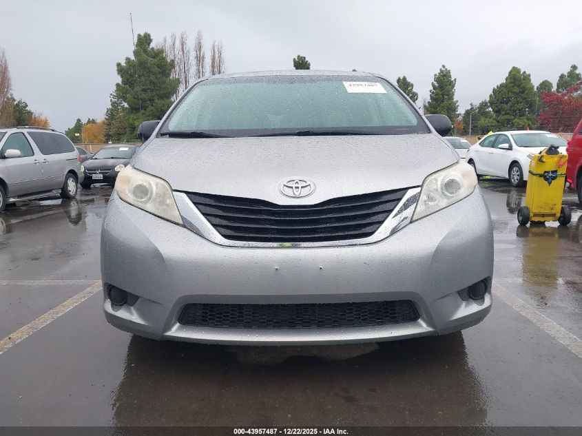 2012 Toyota Sienna Le V6 8 Passenger VIN: 5TDKK3DC7CS234937 Lot: 43957487