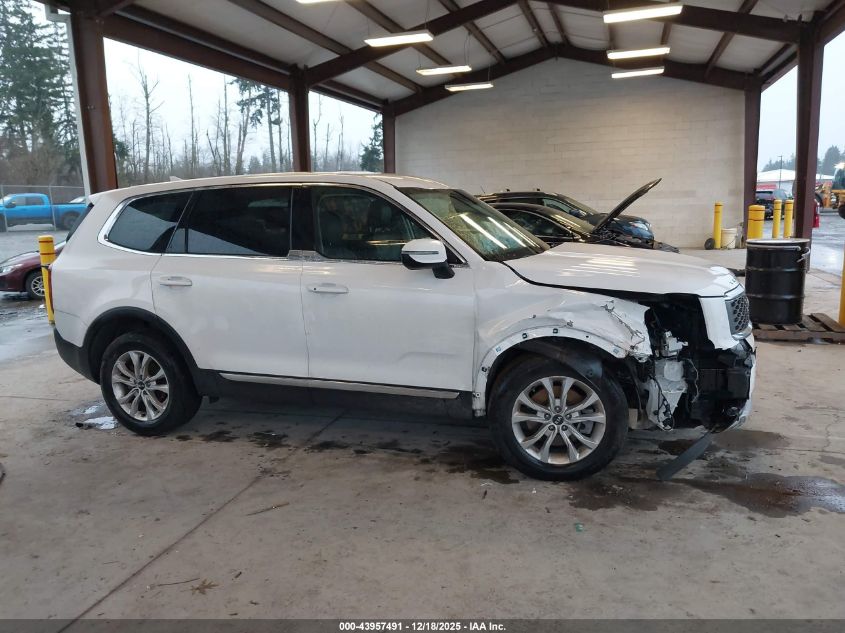 2021 Kia Telluride Lx VIN: 5XYP24HC1MG130674 Lot: 43957491
