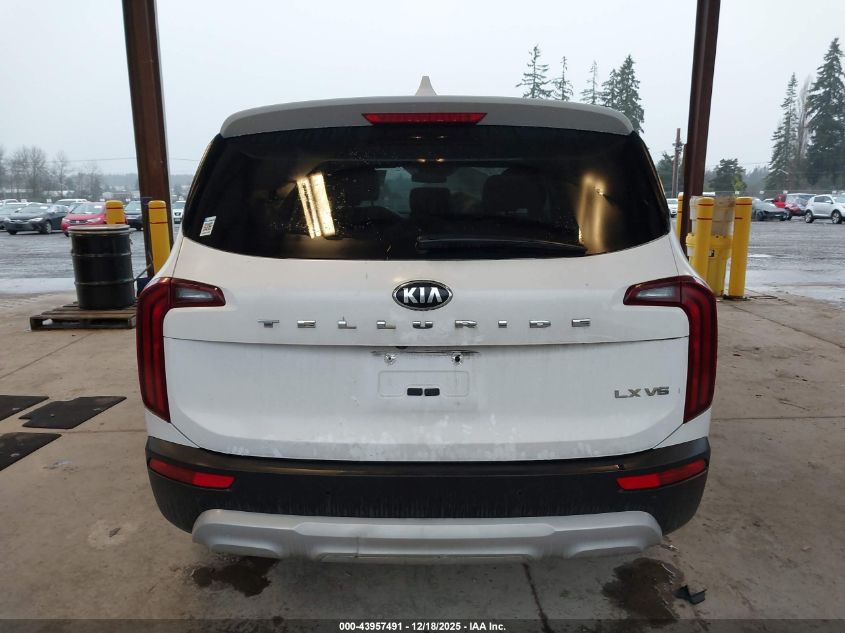 2021 Kia Telluride Lx VIN: 5XYP24HC1MG130674 Lot: 43957491