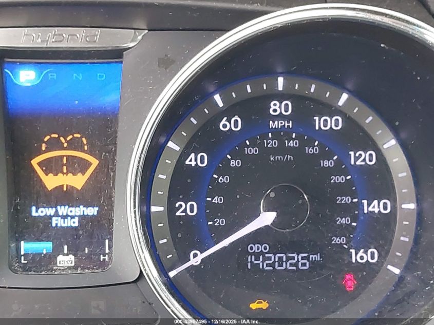 2014 Hyundai Sonata Hybrid VIN: KMHEC4A43EA113282 Lot: 43957495