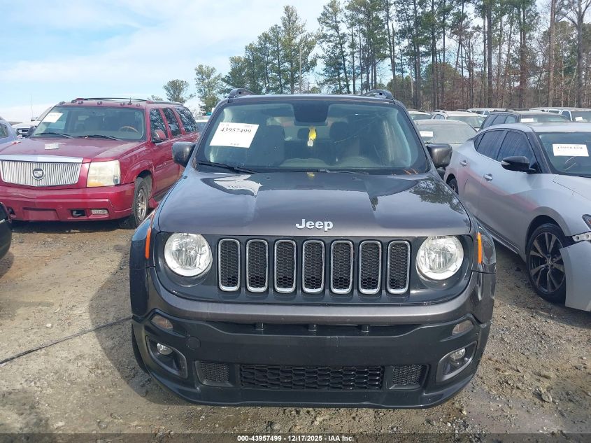 2018 Jeep Renegade Latitude 4X4 VIN: ZACCJBBBXJPH82310 Lot: 43957499