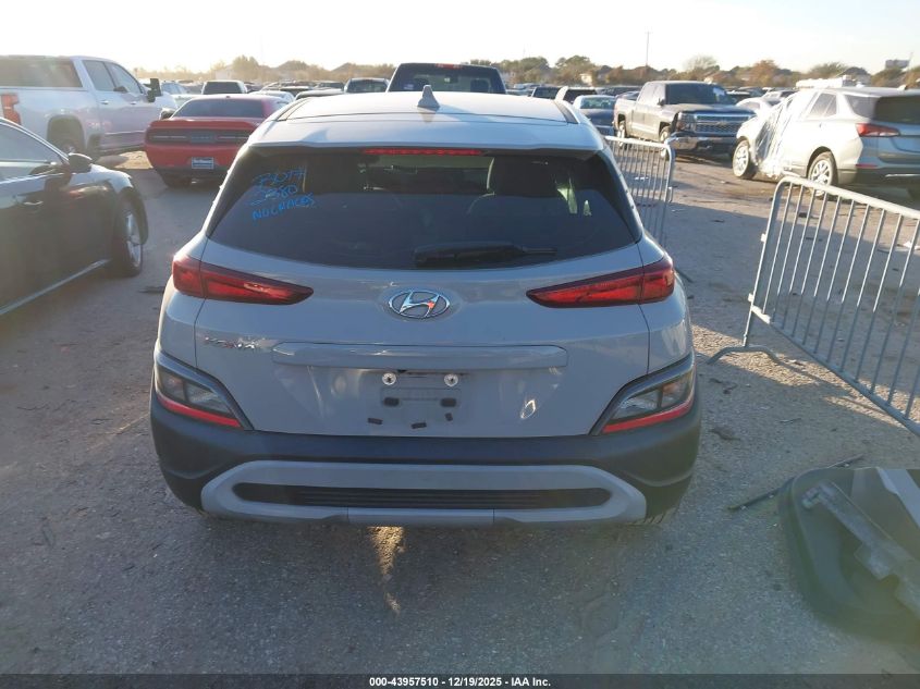 2022 Hyundai Kona Se VIN: KM8K22AB4NU802867 Lot: 43957510