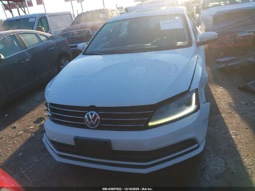2017 Volkswagen Jetta 1.4T Se VIN: 3VWDB7AJ1HM295837 Lot: 43957522