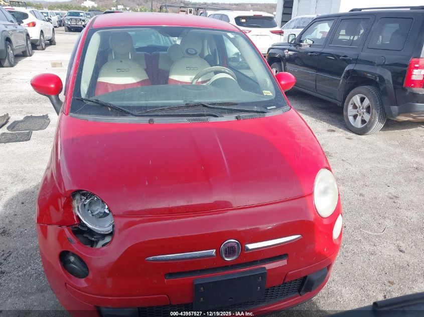 2012 Fiat 500 Pop VIN: 3C3CFFAR8CT110690 Lot: 43957527