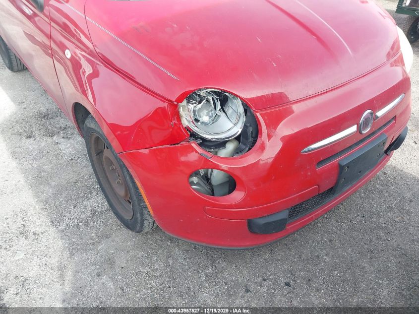 2012 Fiat 500 Pop VIN: 3C3CFFAR8CT110690 Lot: 43957527