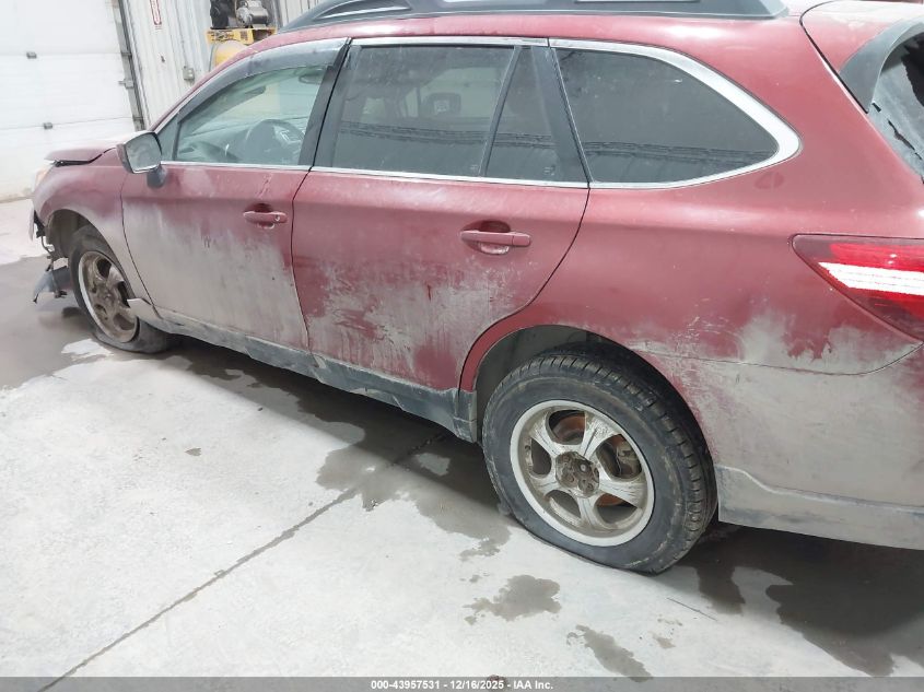 2015 Subaru Outback 2.5I Premium VIN: 4S4BSACC2F3207698 Lot: 43957531