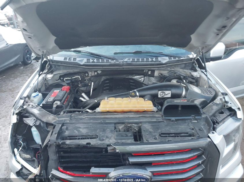 2016 Ford F-150 Lariat VIN: 1FTEW1EGXGFD27920 Lot: 43957533