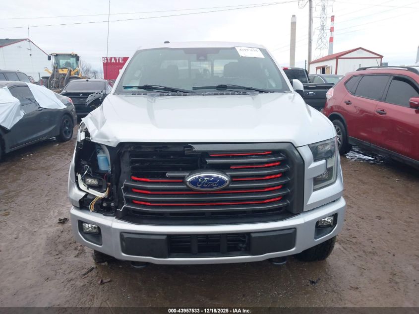 2016 Ford F-150 Lariat VIN: 1FTEW1EGXGFD27920 Lot: 43957533