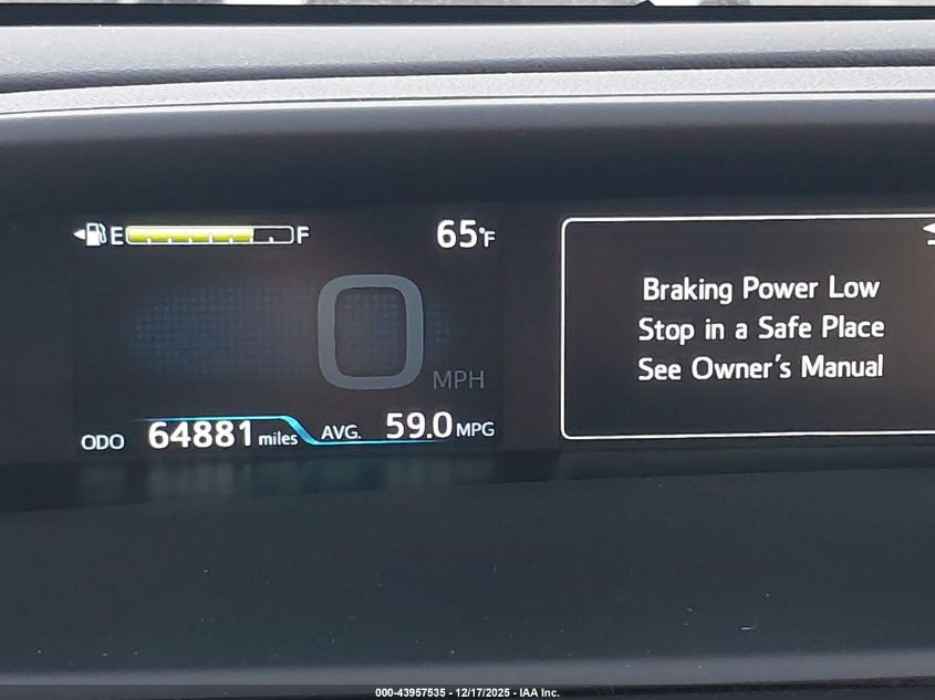 2020 Toyota Prius Xle VIN: JTDKARFUXL3112926 Lot: 43957535