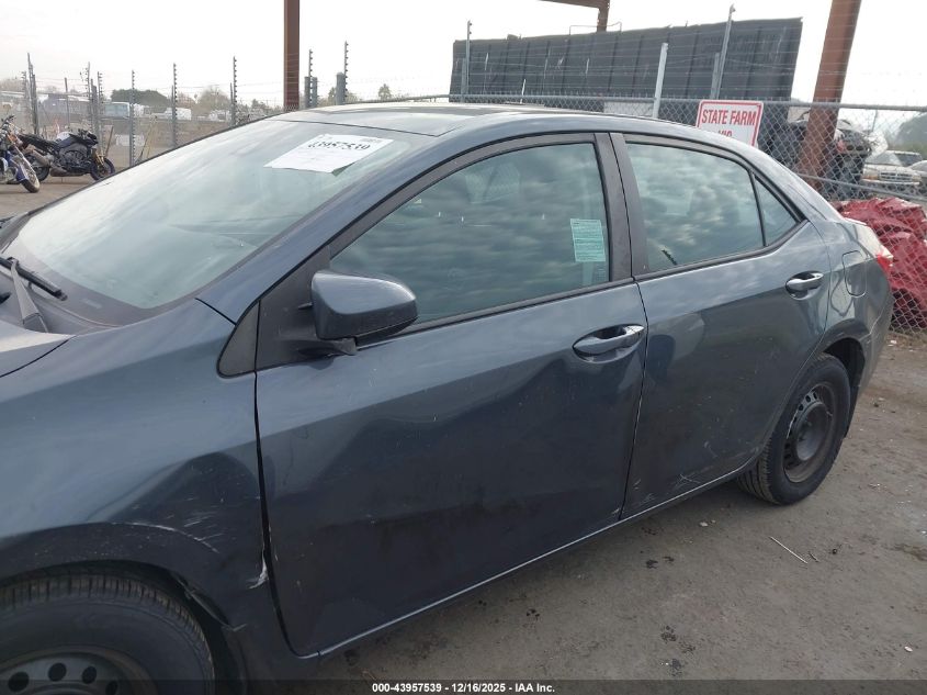 2017 Toyota Corolla Le Eco VIN: 5YFBPRHE2HP695205 Lot: 43957539