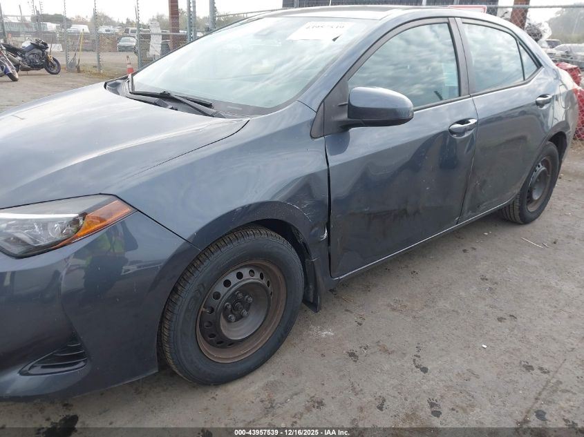 2017 Toyota Corolla Le Eco VIN: 5YFBPRHE2HP695205 Lot: 43957539
