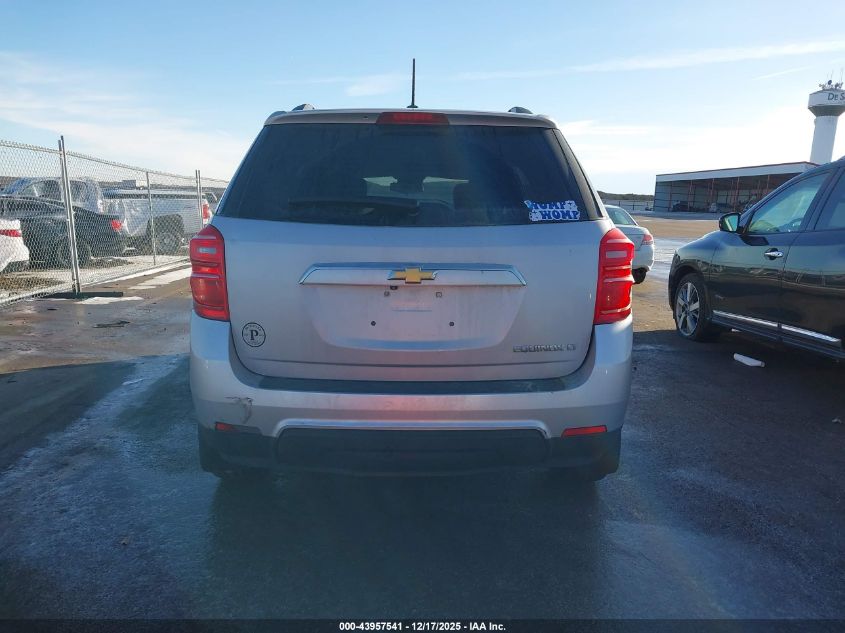 2016 Chevrolet Equinox Lt VIN: 2GNALCEK4G6256089 Lot: 43957541