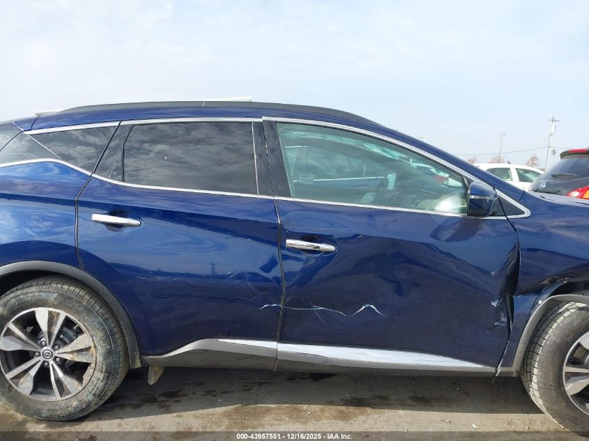 2019 Nissan Murano Sv VIN: 5N1AZ2MJXKN104621 Lot: 43957551