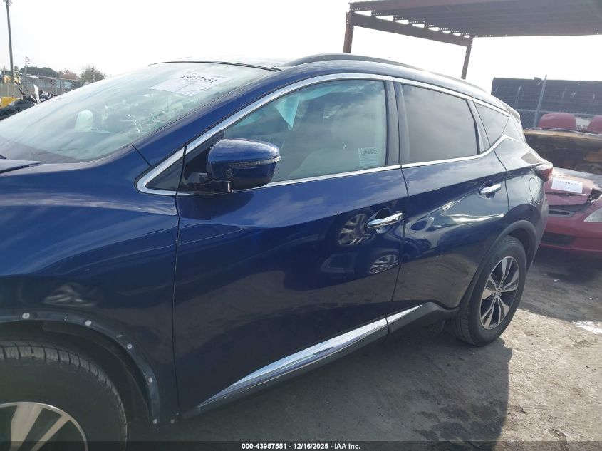 2019 Nissan Murano Sv VIN: 5N1AZ2MJXKN104621 Lot: 43957551