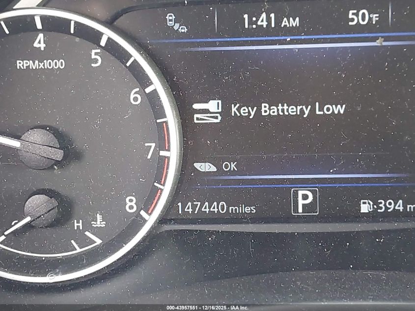 2019 Nissan Murano Sv VIN: 5N1AZ2MJXKN104621 Lot: 43957551