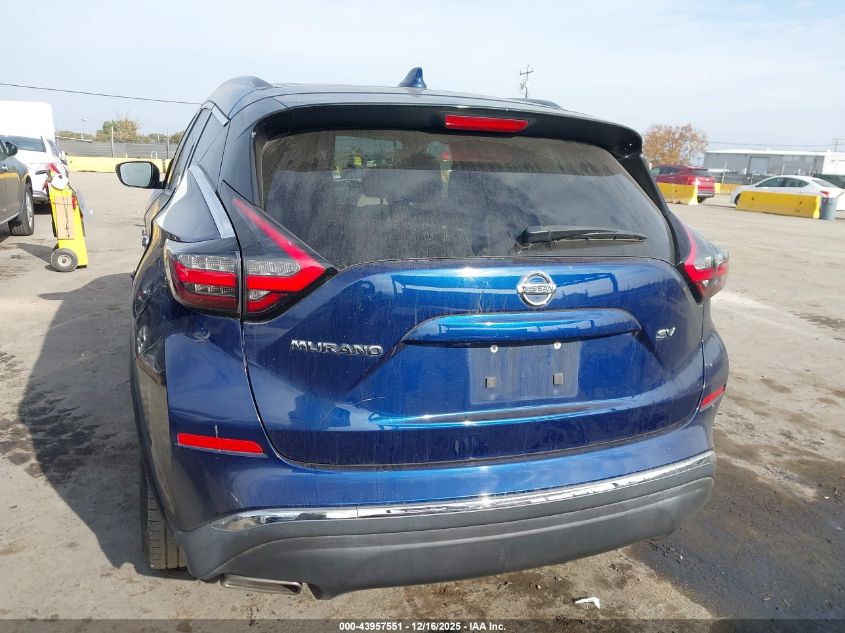 2019 Nissan Murano Sv VIN: 5N1AZ2MJXKN104621 Lot: 43957551