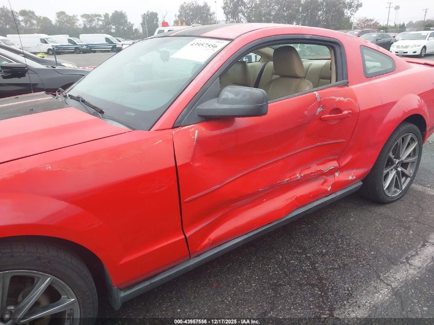 2007 Ford Mustang V6 Deluxe/V6 Premium VIN: 1ZVFT80N575261016 Lot: 43957556