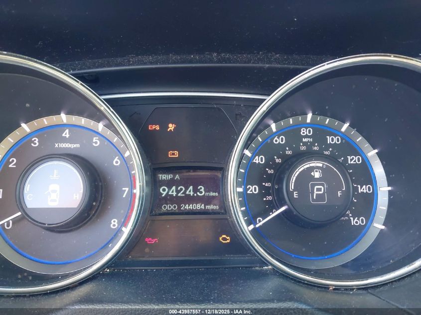 2012 Hyundai Sonata Limited VIN: 5NPEC4ACXCH389671 Lot: 43957557