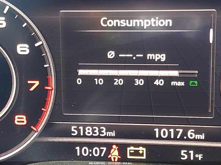 2018 Audi A4 2.0T Premium VIN: WAUENAF45JN017739 Lot: 43957563