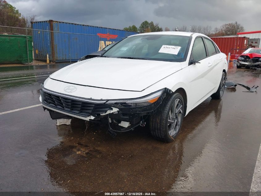 2025 Hyundai Elantra Sel Sport VIN: KMHLM4DG6SU070531 Lot: 43957567