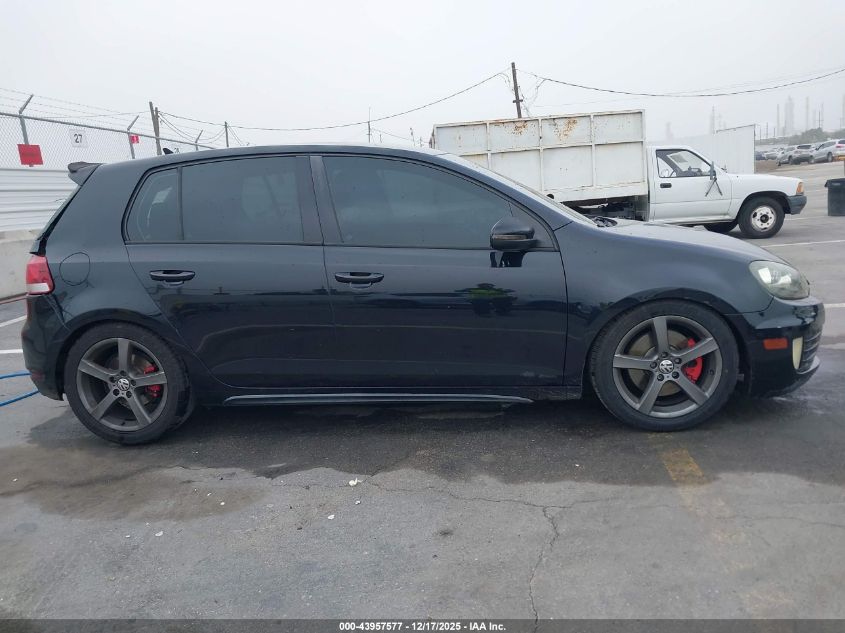 2013 Volkswagen Gti VIN: WVWGV7AJ7DW126231 Lot: 43957577