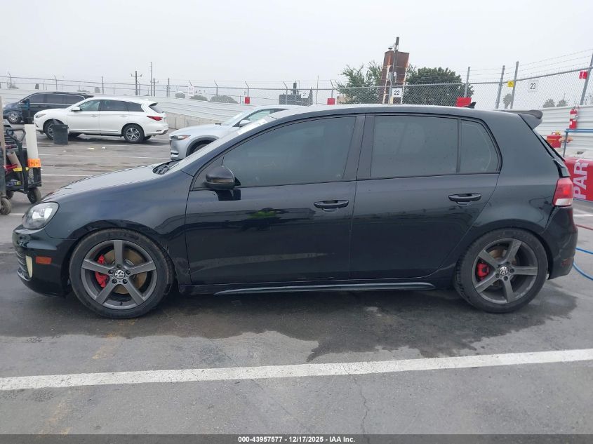 2013 Volkswagen Gti VIN: WVWGV7AJ7DW126231 Lot: 43957577