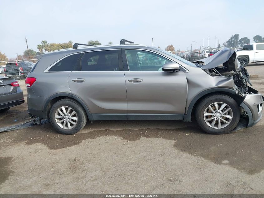 2017 Kia Sorento 3.3L Lx VIN: 5XYPG4A58HG215031 Lot: 43957581