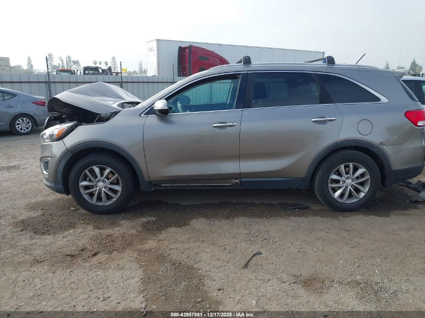 2017 Kia Sorento 3.3L Lx VIN: 5XYPG4A58HG215031 Lot: 43957581