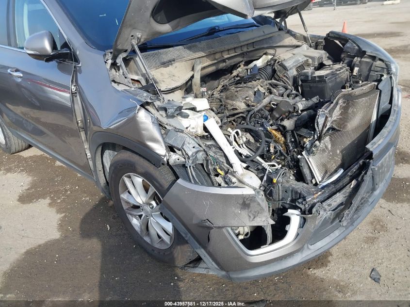 2017 Kia Sorento 3.3L Lx VIN: 5XYPG4A58HG215031 Lot: 43957581