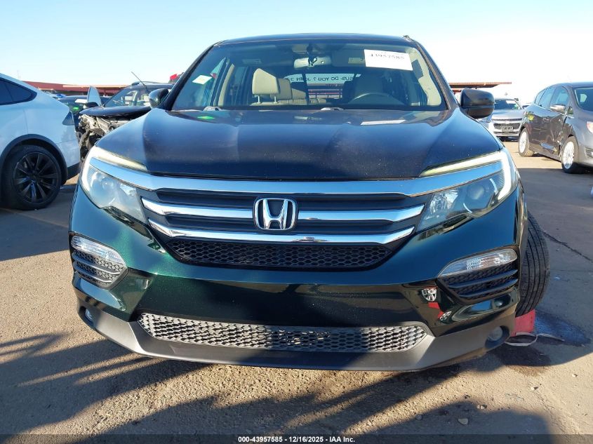 2018 Honda Pilot Ex-L VIN: 5FNYF5H59JB022483 Lot: 43957585