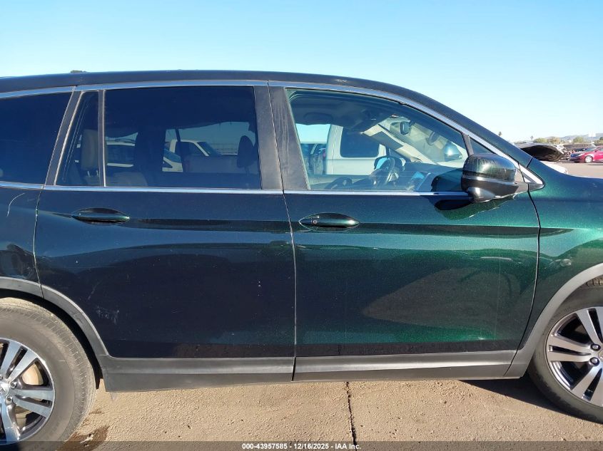 2018 Honda Pilot Ex-L VIN: 5FNYF5H59JB022483 Lot: 43957585