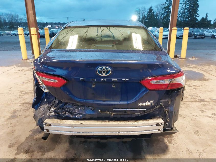 2018 Toyota Camry Hybrid Le VIN: 4T1B31HK4JU501653 Lot: 43957588