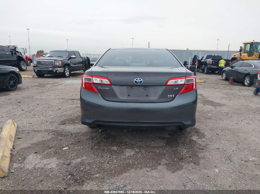 2014 Toyota Camry Hybrid Le VIN: 4T1BD1FK7EU138190 Lot: 43957595