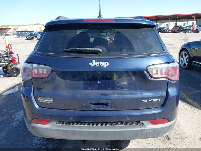2018 Jeep Compass Sport Fwd VIN: 3C4NJCAB4JT409353 Lot: 43957600