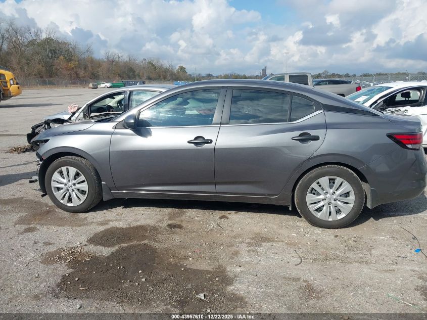 2025 Nissan Sentra S VIN: 3N1AB8BV8SY350459 Lot: 43957610