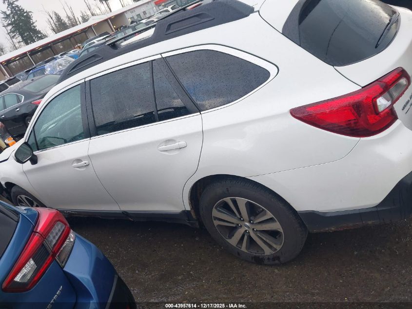 2018 Subaru Outback 2.5I Limited VIN: 4S4BSANC0J3309619 Lot: 43957614