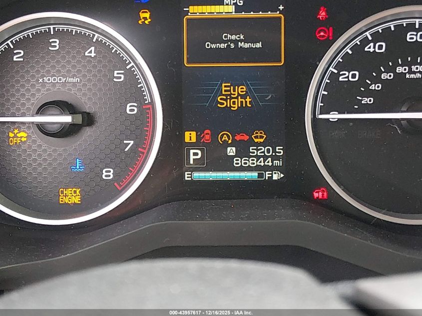 2019 Subaru Forester Limited VIN: JF2SKASC3KH566076 Lot: 43957617