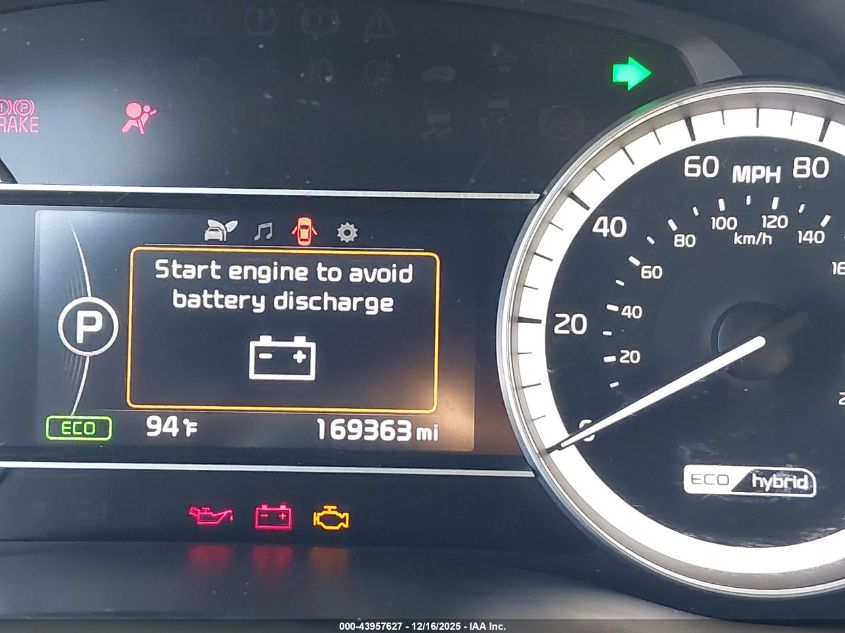 2018 Kia Niro Lx VIN: KNDCB3LC7J5162310 Lot: 43957627