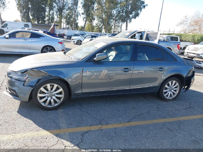 2014 Audi A4 2.0T Premium VIN: WAUAFAFL7EN016309 Lot: 43957629