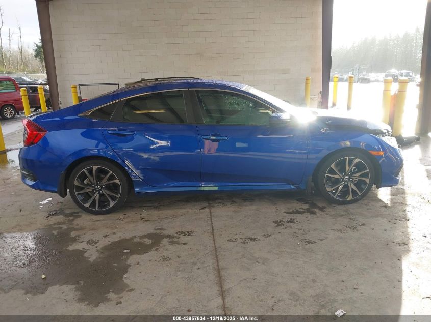 2021 Honda Civic Sport VIN: 19XFC2F8XME002653 Lot: 43957634